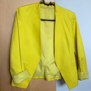 Theory yellow blazer